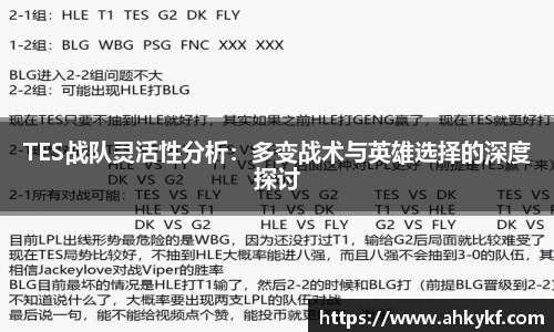 TES战队灵活性分析：多变战术与英雄选择的深度探讨