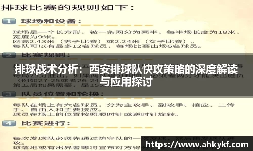 排球战术分析：西安排球队快攻策略的深度解读与应用探讨